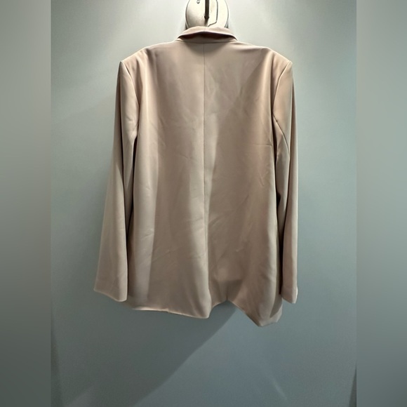 Women's Cream Shawl Collar Blazer - Picture 3 of 15